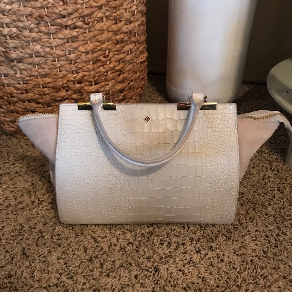 Antonio Melani Grey Satchel